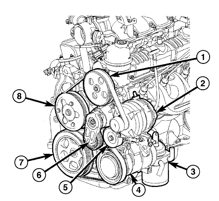 2005 Dodge Ram 1500 4 7 Serpentine Belt Diagram - 2004 Dodge RAM 1500 Alternator Wiring Diagram