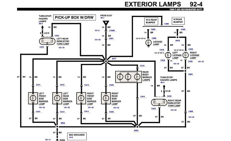 2005 F350 Tail Light Wiring Diagram In 2021 Trailer Wiring Diagram 