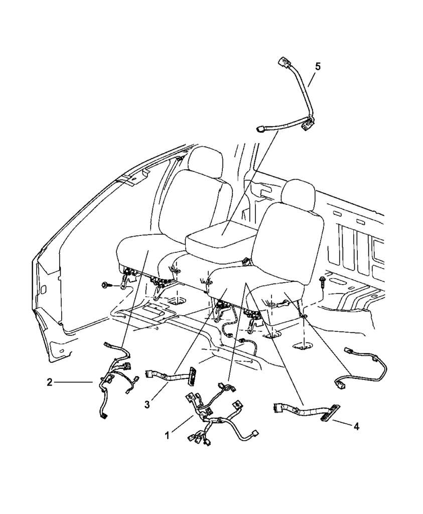 2006 Dodge Ram 2500 Wiring Seats Mopar Parts Giant - 2006 Dodge RAM 2500 Wiring Diagram Power Seat