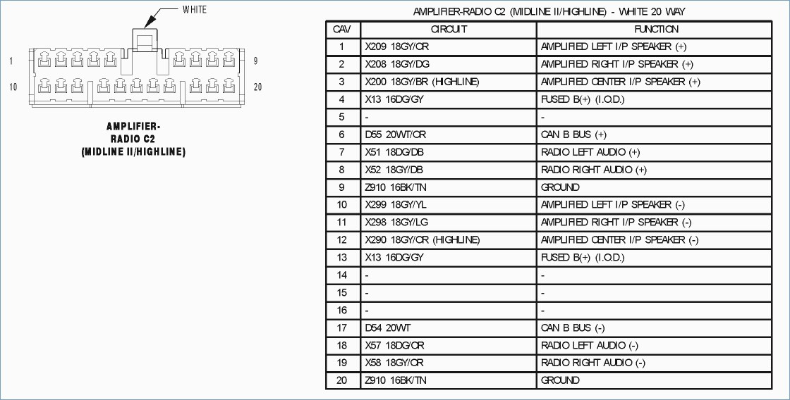 2008 Chrysler Sebring Radio Wiring Diagram Wiring Diagram