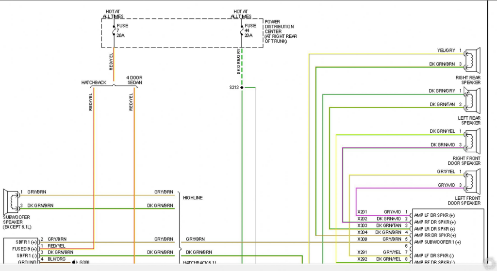 2008 Dodge Charger RT Radio Wiring Diagram