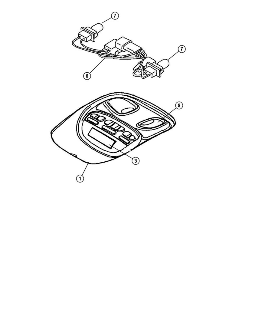 2008 Dodge Ram 1500 Wiring Overhead Console Trim all Trim Codes  - 02 Dodge RAM Overhead Console Wiring Diagram