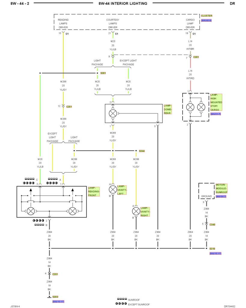 2008 DODGE RAM 2500 DIESEL DOOR WIRING DIAGRAM  - Dodge RAM 2008 Wiring Diagram