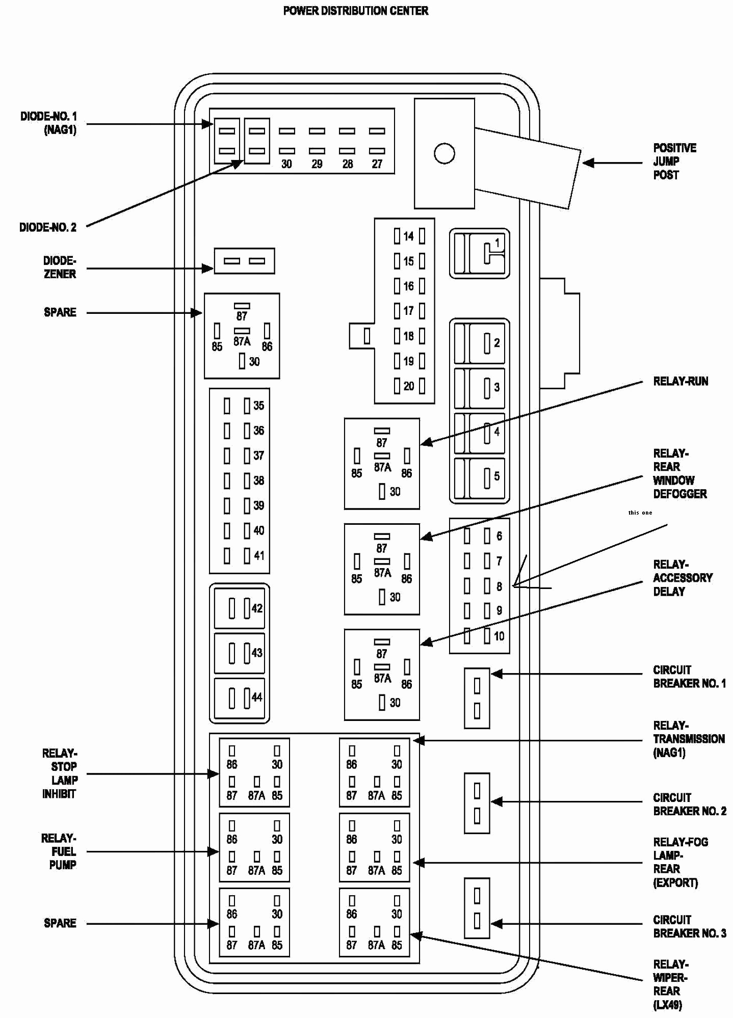 2009 Dodge Avenger Fuse Box Diagram Fuse Box Dodge Avenger 2009 