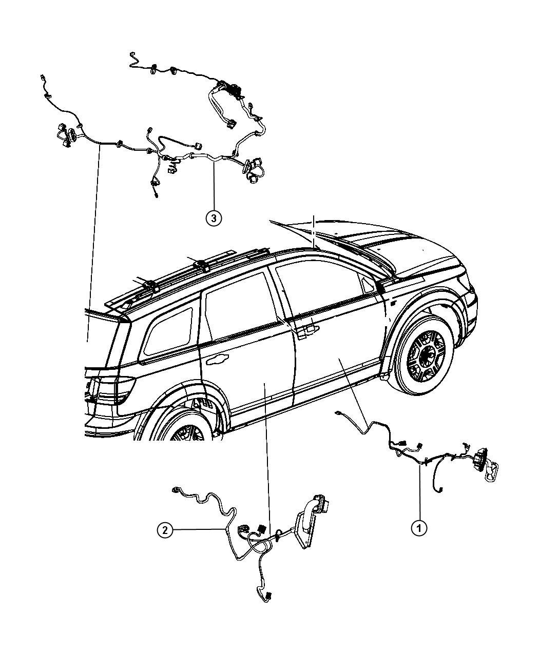 2013 Dodge Journey Wiring Liftgate 68096864AF Myrtle Beach SC