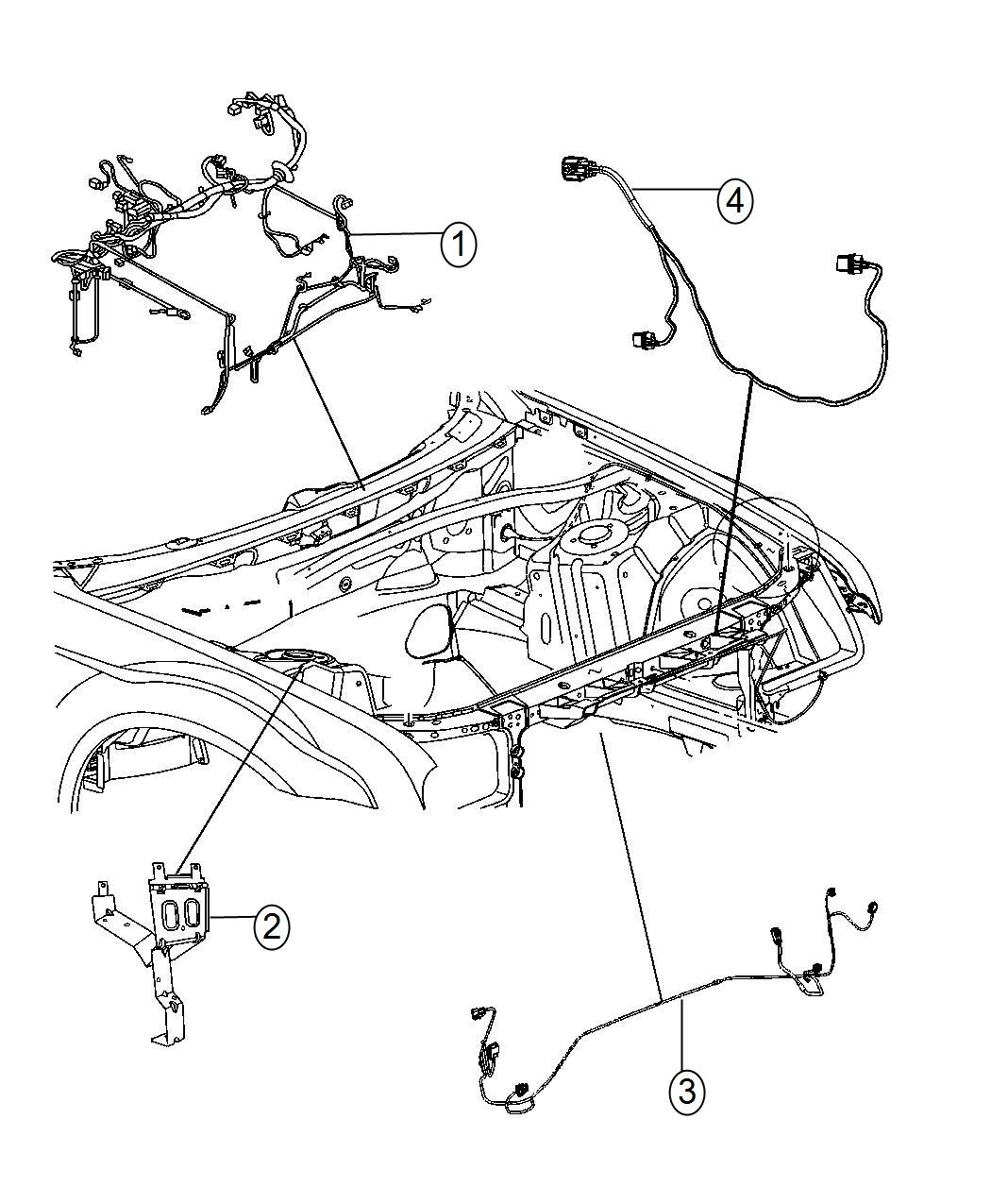 2014 Dodge Challenger Wiring Headlamp To Dash high Intensity