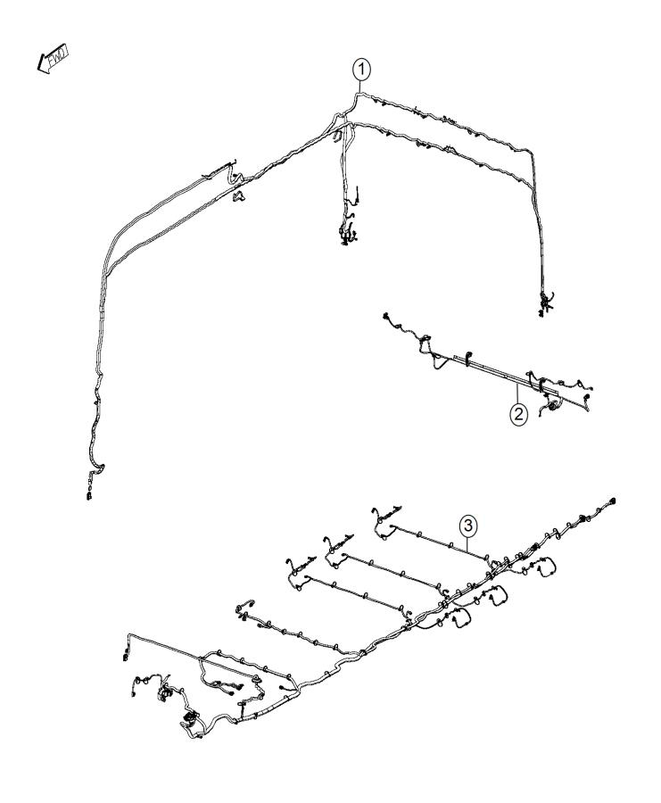 2015 RAM PROMASTER Wiring Body Right parksense Rear Park Assist  - 2015 Ram Promaster Wiring Diagram