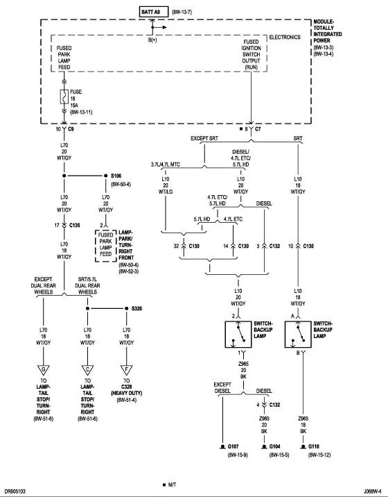 2015 Ram Truck Wiring Diagrams Dodge Ram 1500 Questions Brake Lights  - 2015 Ram Radio Wiring Diagram Non-alpine