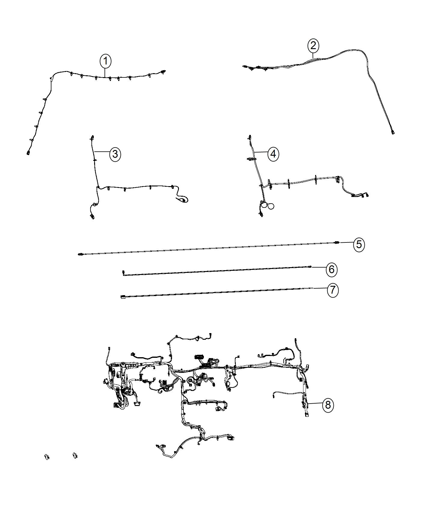 2017 Ram 2500 Wiring Instrument Panel 68300104AC Myrtle Beach SC - 2017 Ram 2500 Hvac Wiring Diagram