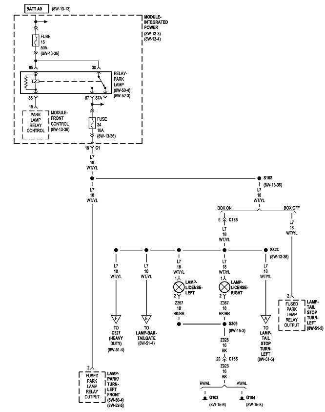 2019 Ram 1500 Tail Light Wiring Diagram 2004 Dodge Ram Tail Light  - 2004 Dodge RAM 2500 Headlight Switch Wiring Diagram