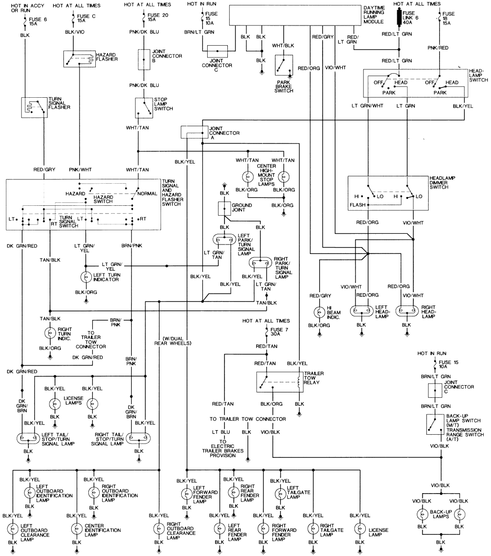 43 99 Dodge Ram Trailer Wiring Diagram Wiring Diagram Source Online - 99 Ram 2500 Rwal Wiring Diagram