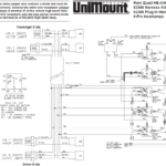 63396 Western Unimount HB 1 HB 5 Headlight Harness Kit Dodge Ram 99  - 2000 Dodge RAM Headlight Wiring Diagram