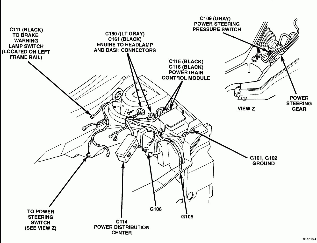 98 Dodge Neon Radio Wiring Diagram NM 8090 Dodge Caravan Door Wiring 