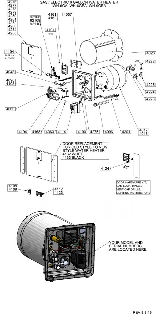 Atwood Dometic Water Heaters WH 6GEA RentForFun RV - Ram Trailer Wiring Diagram