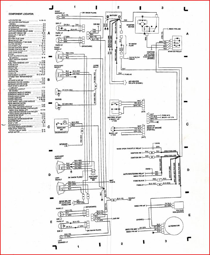 Cummins Dodge Ram 3500 Isb 5 9 Engine Wiring Diagram - 1995 Dodge RAM 3500 Wiring Diagram