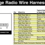 DODGE Car Radio Stereo Audio Wiring Diagram Autoradio Connector Wire