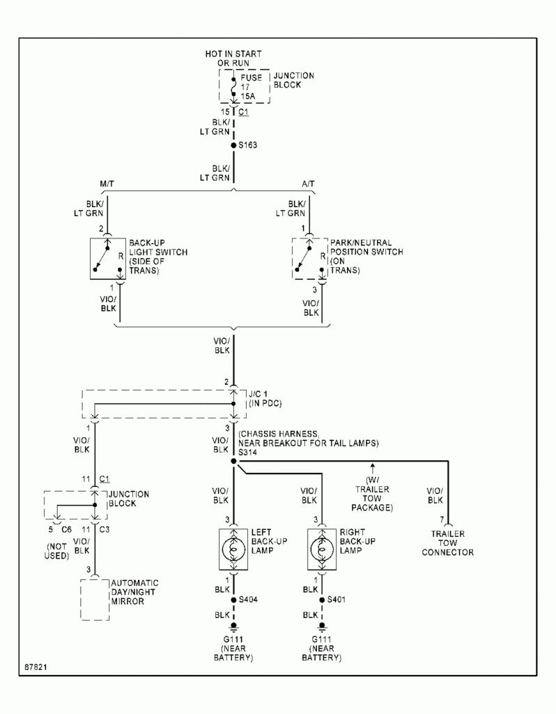 Dodge Dakota Tail Light Wiring Diagram For Your Needs