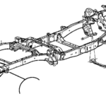 Dodge Ram 1500 Crossmember Transmission 68021913AA Factory  - Tow Package Wiring Diagram Ram 1500 2008