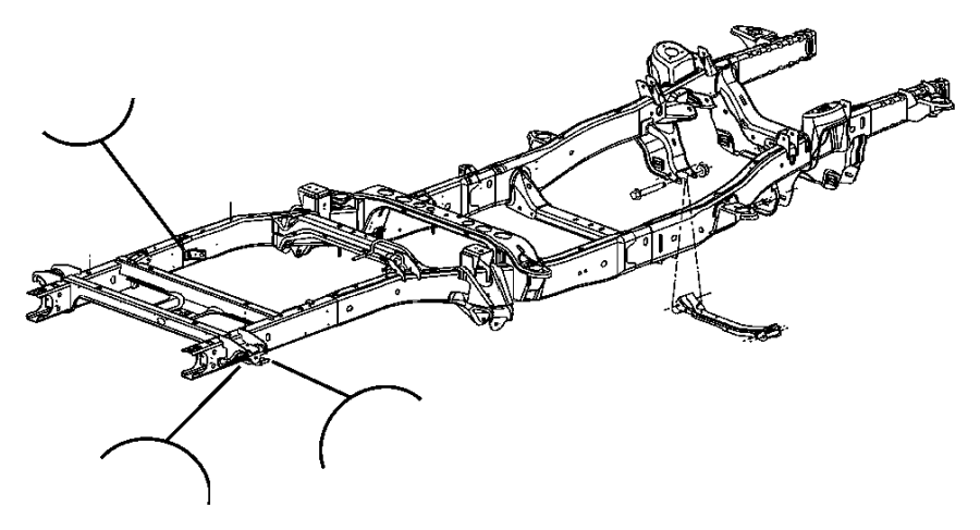 Dodge Ram 1500 Crossmember Transmission 68021913AA Factory  - Tow Package Wiring Diagram Ram 1500 2008