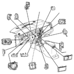 Dodge Ram 1500 Switch Ignition Column Steering Tilt 56049838AC  - 2000 Dodge RAM 1500 Steering Colum Wiring Diagram