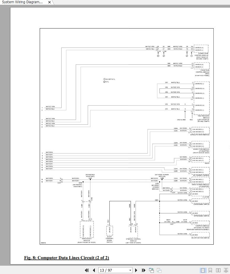 Dodge Ram 2500 3500 2012 2015 Service Manual Electrical Wiring  - Window Wiring Diagram For 02 Dodge RAM 1500