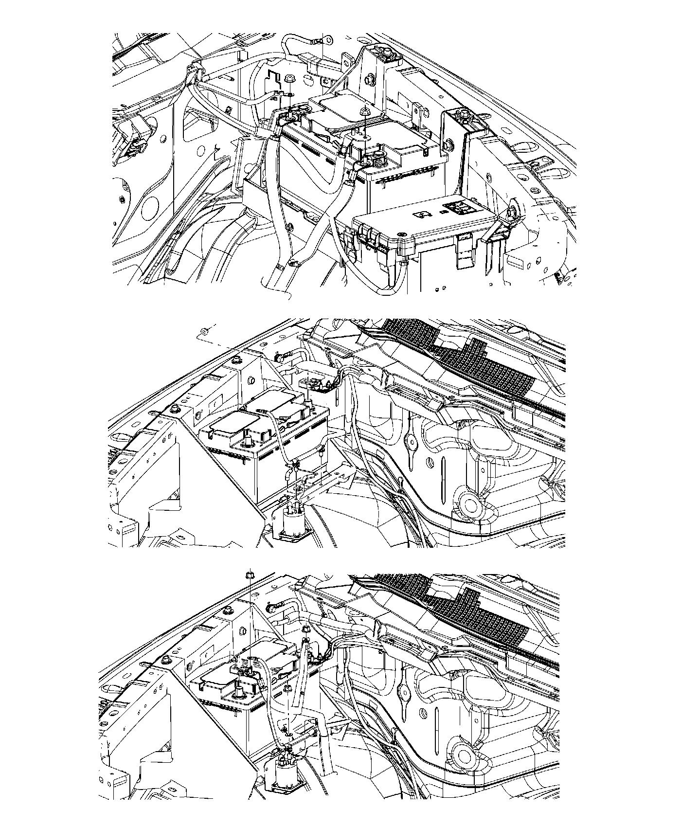 Dodge Ram 2500 Wiring Battery Battery Positive 68249863AC Factory  - 1995 Dodge RAM 2500 Diesel Alternator Wiring Diagram