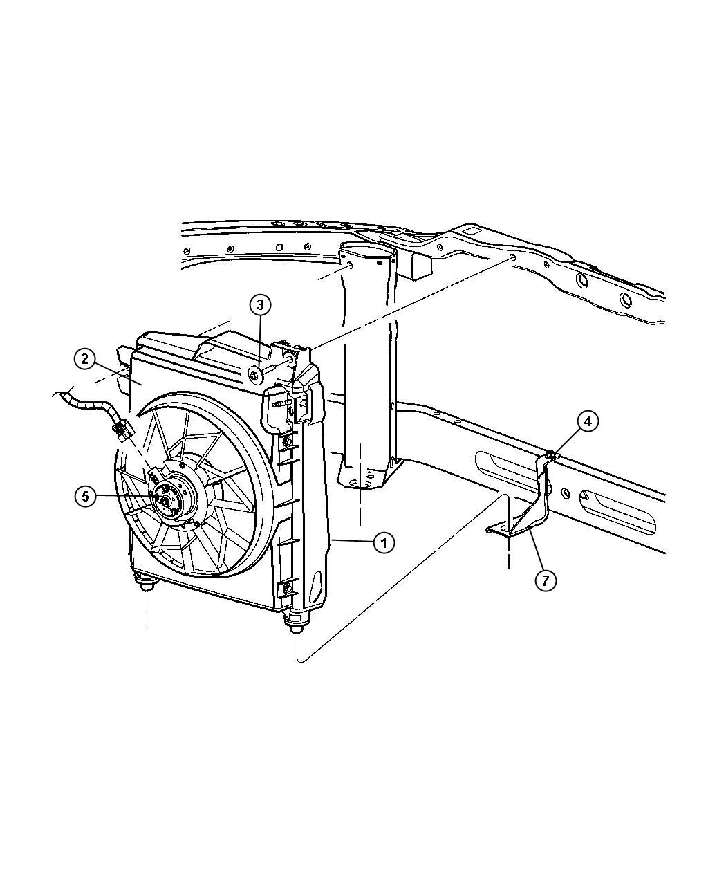 Dodge Ram 3500 Condenser A c 2AMC3265AA Myrtle Beach SC - Ac Radiator Fan 2007 Dodge RAM 1500 Wiring Diagram