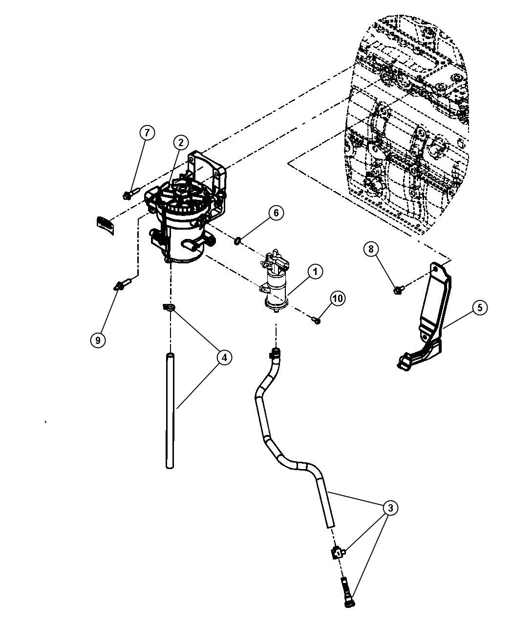 Dodge Ram 3500 Pump Fuel Exportcummins 05093135AB Mopar Parts  - Ram 1500 Fuel Pump Relay Wiring Diagram 2011