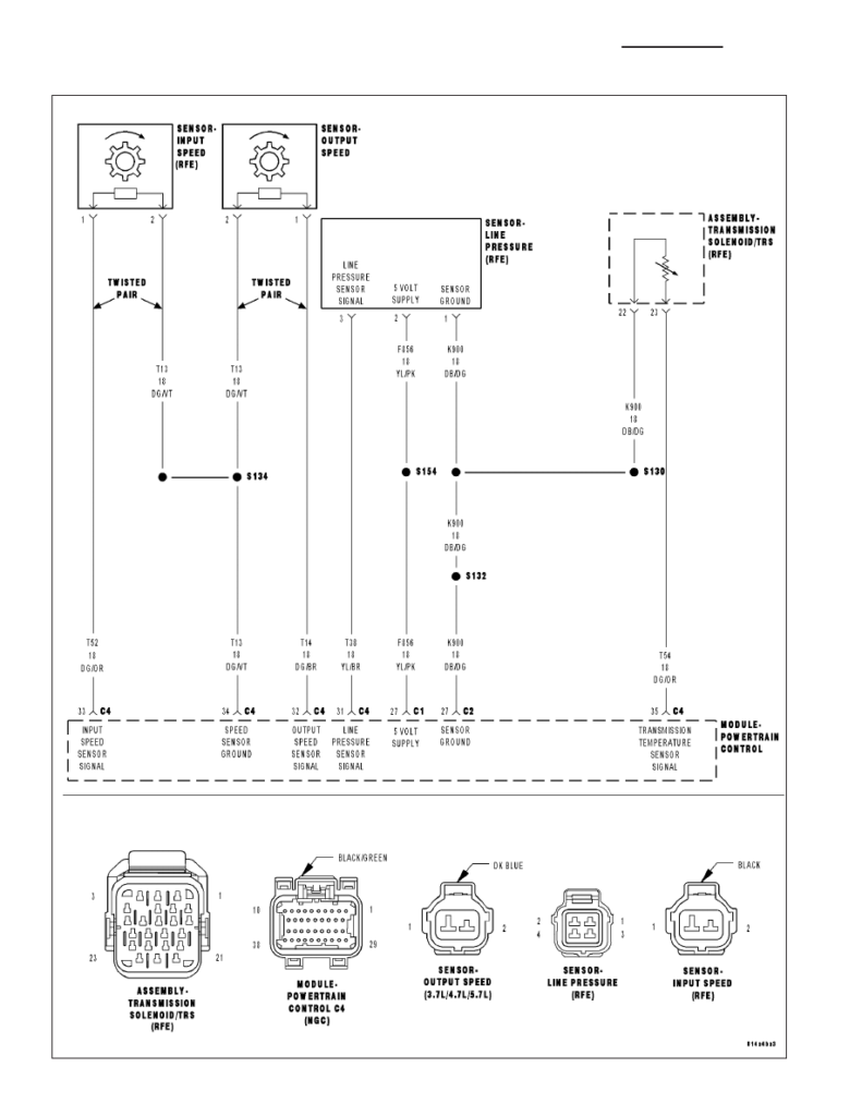 Dodge Ram Truck 1500 2500 3500 Manual Part 1638 - 1996 Dodge RAM Transmission Wiring Diagram