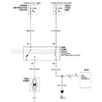 Fuel Pump Circuit Wiring Diagram 1994 1995 3 9L V6 Dodge Ram 1500