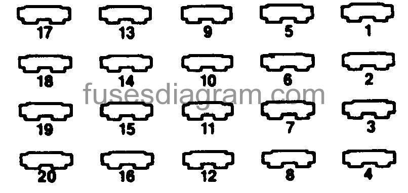 Fuse Box Diagram Dodge Ram Van 1991 1994 - 2005 Dodge RAM Rear Door Wiring Diagram