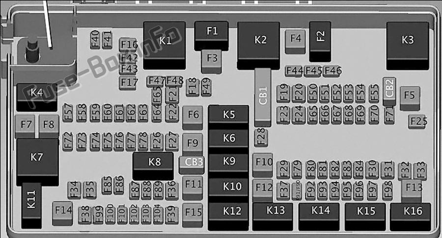 Fuse Box Diagram Jeep Grand Cherokee WK2 2011 2019  - 2018 Ram 2500 Trailer Wiring Diagram