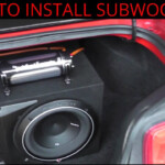 How To Install Subwoofers In A Ford Mustang Part 2 Wiring The  - 2011 Ram Sub Wiring Diagram