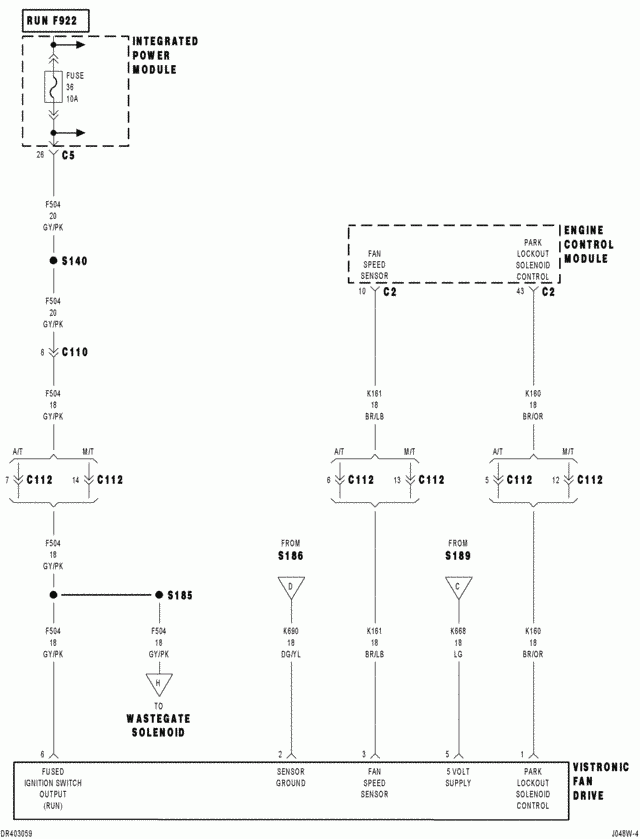 I Also Need The Wiring Diagram Of The Viscous Fan Drive  - Output Speed Sensor Wiring Diagram On A 1998 Dodge RAM