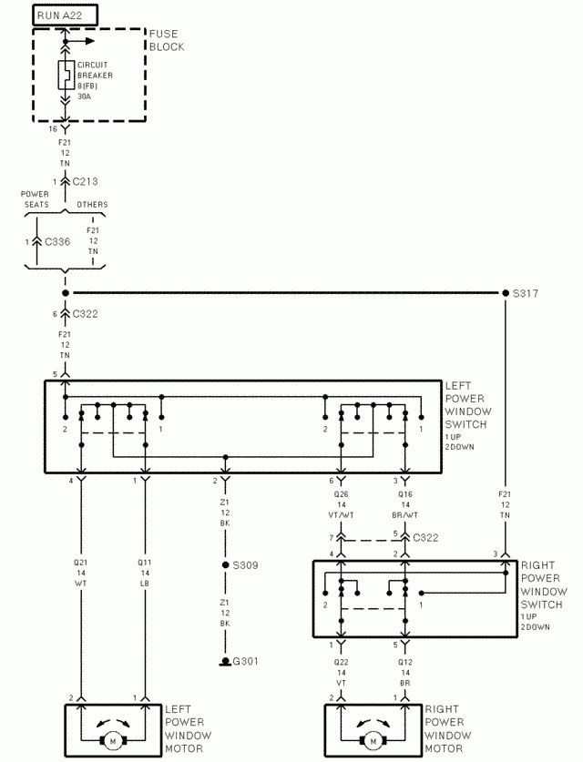 I Have 1994 Dodge Ram B250 Conversion Van Both Front Power Windows  - 1994 Dodge RAM 2500 Wiring Diagram