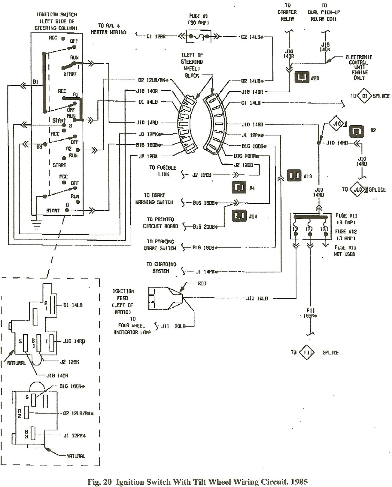 I Have A 1985 Dodge Ramcharger The Tilt Steering Column Required  - 1985 Dodge RAM Engine Wiring Diagram