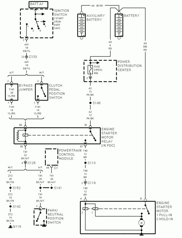 I Have A 1990 3 4 Ton Ram 250 5 9L Cummins Turbo Diesel I Started It  - 2001 Dodge RAM 5.9l Cummins Starter Wiring Diagram