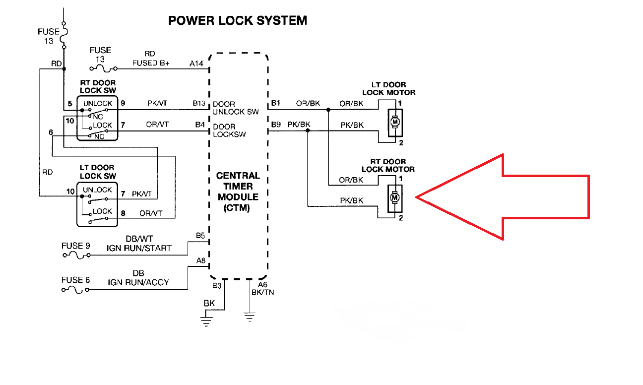 I Have A 1999 Dodge Dakoda 4x4 3 9 L The Right Door passenger Side Will  - 1999 Dodge RAM 1500 Door Speaker Wiring Diagram