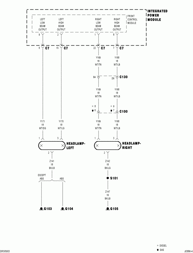 I Have A 2003 Dodge Ram 2500 Laramie Quad Cab And The Lamp Out  - 1994 Dodge RAM 2500 Headlight Wiring Diagram