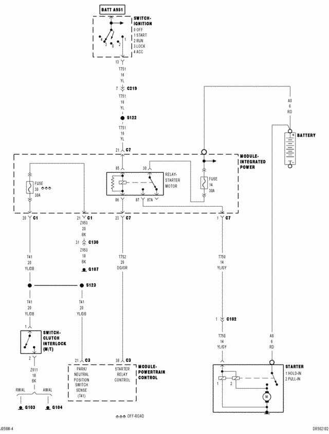 I Have A 2005 Dodge 1500 Will Not Start No Power To Starter Changed  - 2005 Dodge RAM 1500 Starter Wiring Diagram