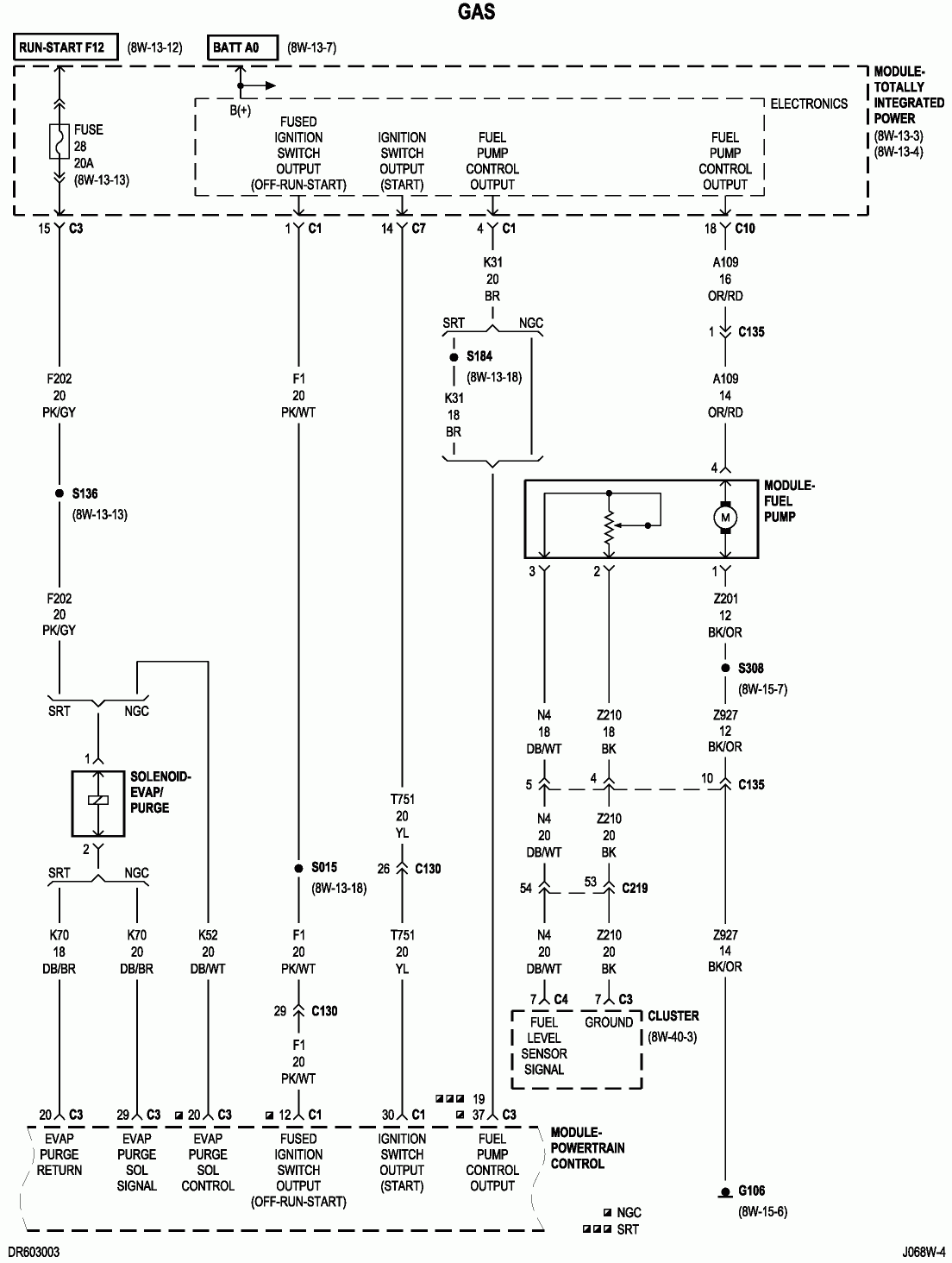 I Have A 2006 Mega Cab 1500 Wit The 5 7l Hemi The Truck Wont Start The  - 2011 Dodge RAM 1500 Fuel Pump Relay Wiring Diagram