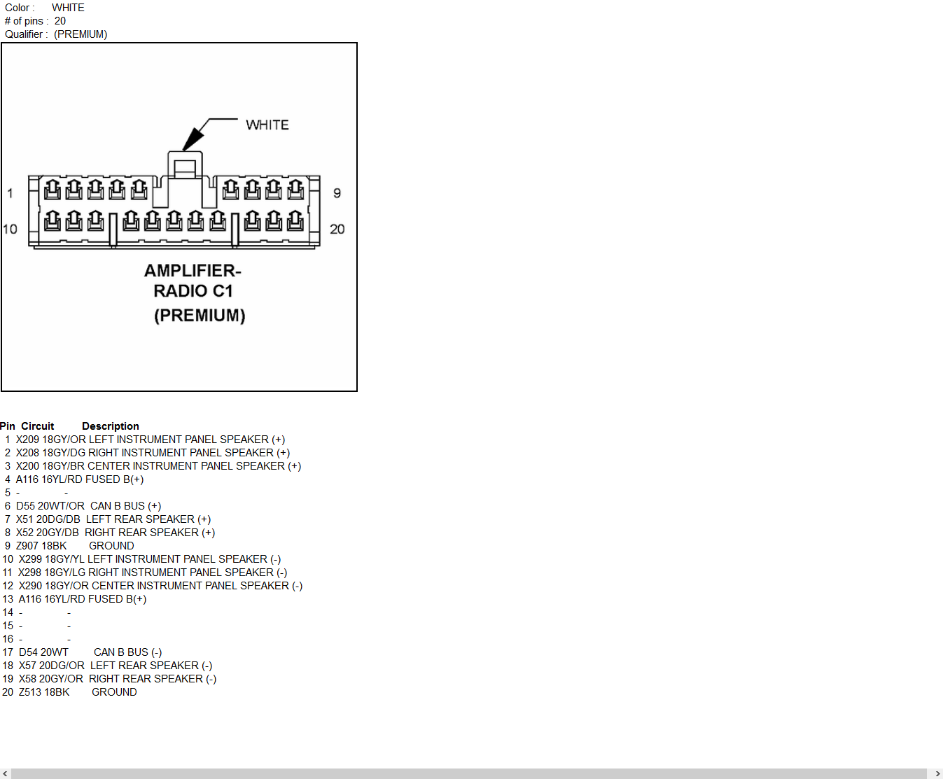 I Have A 2008 RAM 2500 With The Single Disc Radio Sat Receiver 7  - 2008 Dodge RAM 2500 Speaker Wiring Diagram