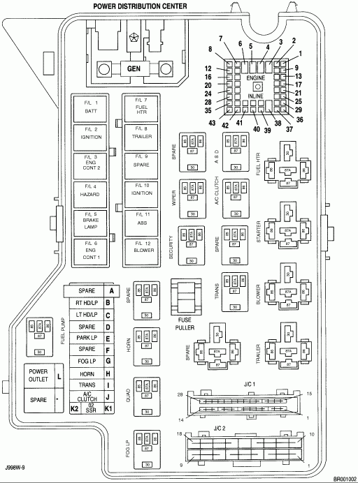 I Have A 99 Dodge Ram 1500 Pick Up After Replacing The Heads We  - 2010 Dodge RAM Amp Wiring Diagram