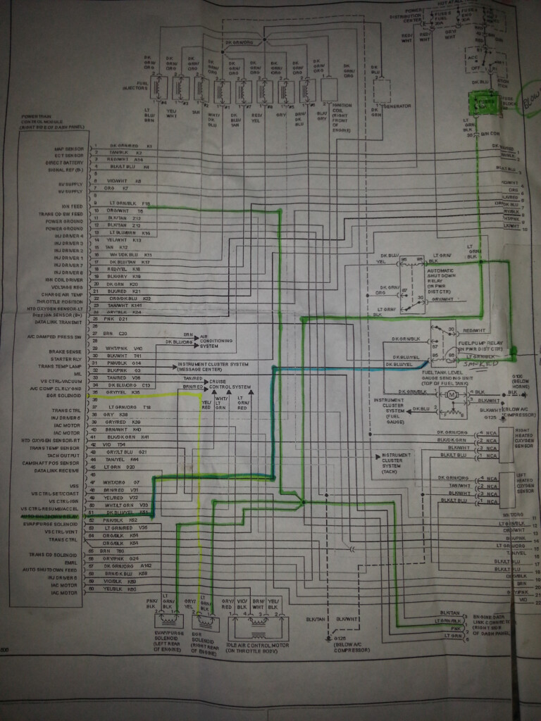 I Have An 94 Dodge Ram 1500 4x4 5 9 Truck Died So When I Checked It  - 2000 Dodge RAM 1500 Fuel Pump Wiring Diagram