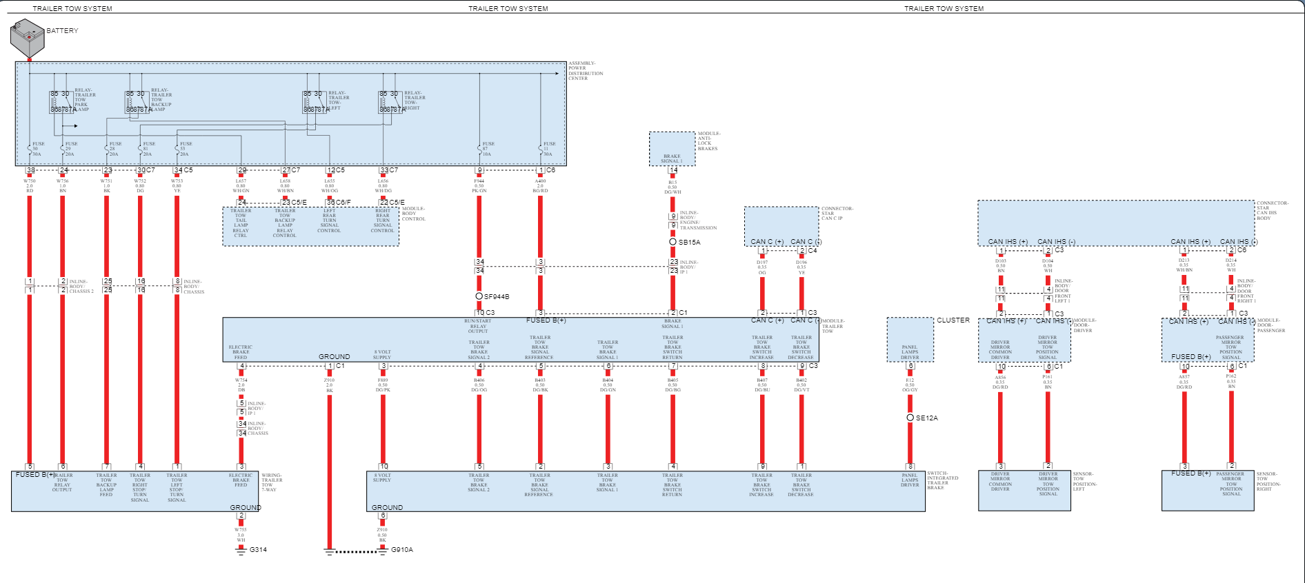 I m Looking For The Trailer Wiring Diagram For A 2018 Ram 5500 6 7 The  - 2018 Ram 5500 Trailer Wiring Diagram