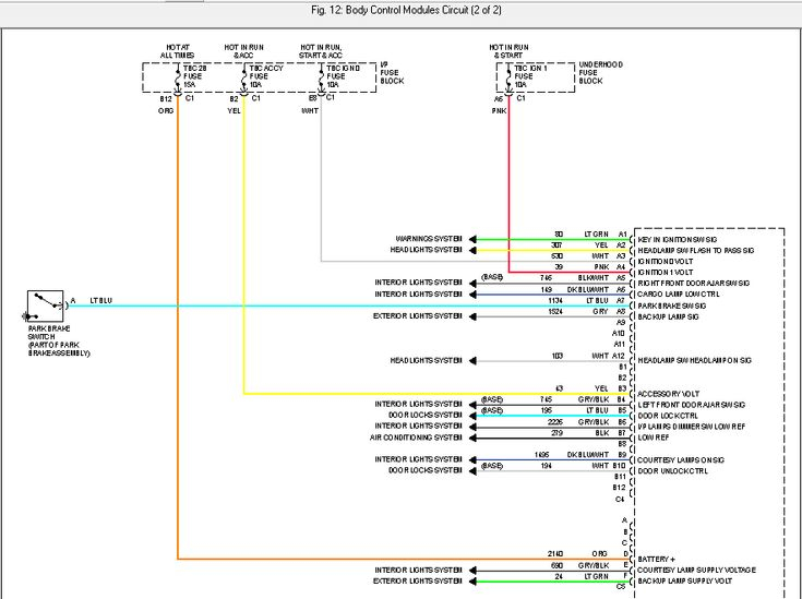 I Need A Bcm Module Wiring Diagram For A 20056 Chevy Silverado 2500  - 2001 Dodge RAM 1500 Transmission Wiring Diagram