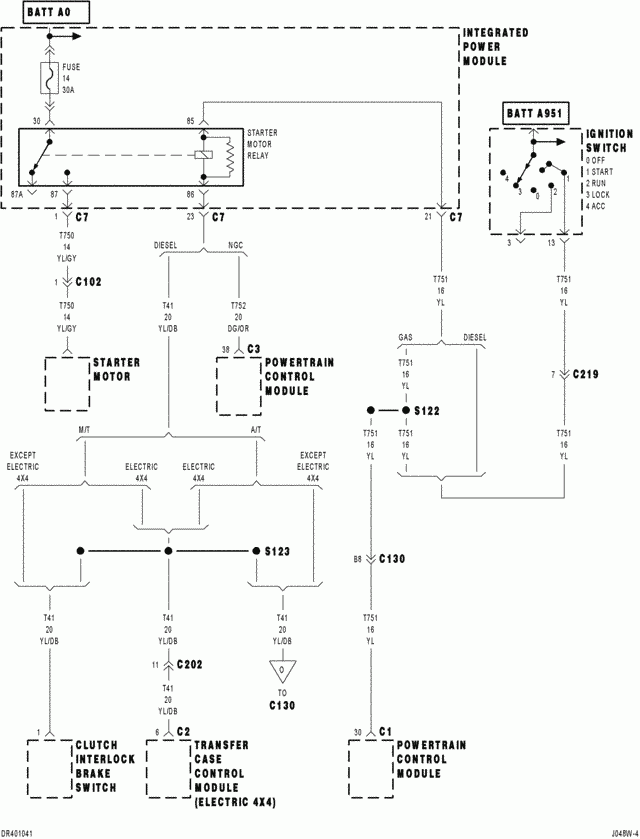 I Need A Color Coded Ignition Wiring Diagram For A 2004 Dodge Ram 5 