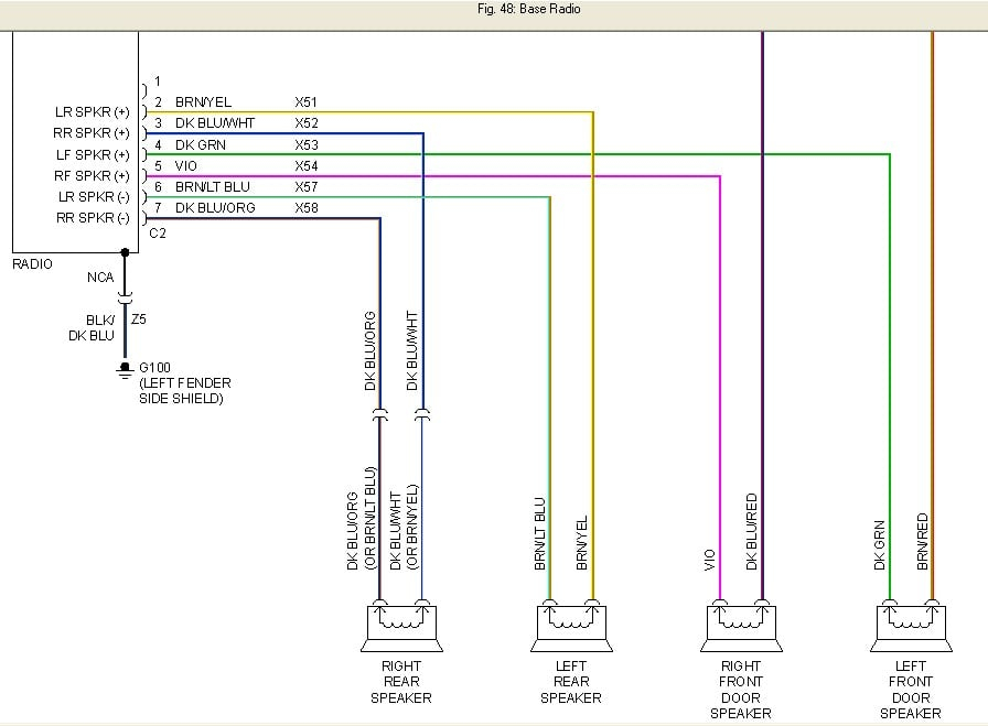 I Need A Wiring Diagram To Identify The Wires Comig Out Of The Stereo  - 2000 Dog Ram 1500 Wiring Diagram