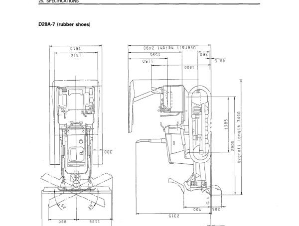 KOMATSU FG25 SERVICE MANUAL Auto Electrical Wiring Diagram