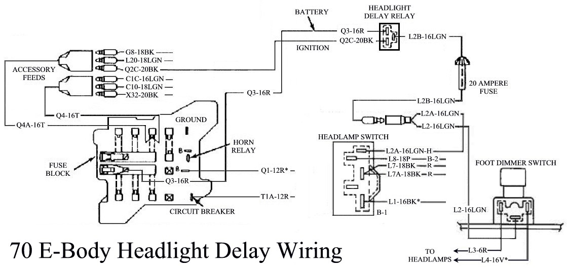 Mopar Headlight Switch Wiring Diagram Wiring Diagram - 1997 Dodge RAM 2500 Headlight Switch Wiring Diagram